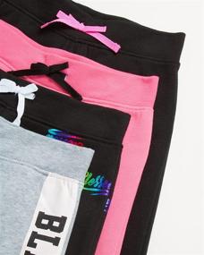 img 3 attached to 👖 Active Fleece Joggers for Girls: Dreamstar Sweatpants in Active Clothing