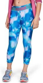 img 1 attached to Under Armour HeatGear Printed Downpour Girls' Clothing