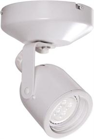 img 1 attached to 💡 Efficient White LED Monopoint 808 Spot Light with Included LED Lamp - WAC Lighting ME-808LED-WT