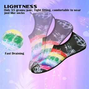 img 1 attached to LAR ME Women's 👣 Barefoot Water Shoes: Quick-Dry Athletic Footwear