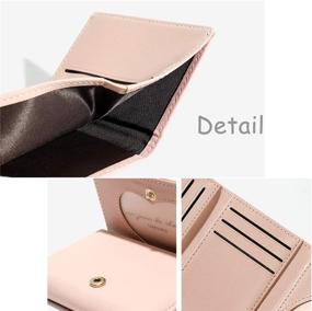 img 1 attached to YIANO Womens Bifold Synthetic Leather Women's Handbags & Wallets