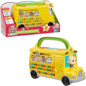 img 4 attached to 🚌 CoComelon Musical Learning Bus: Number & Letter Recognition, Phonetics | Yellow School Bus Toy Plays ABCs & Wheels on the Bus