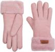 ugg water resistant sheepskin gloves men's accessories for gloves & mittens logo