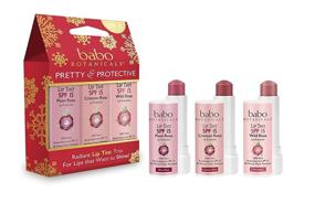 img 4 attached to 🌸 Babo Botanicals Organic Tinted Lip Conditioner Trio with SPF 15, Water-Resistant Lip Balm, 0.15 oz (3-Pack), Pink Shade - SG_B075G17BXV_US