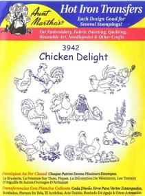 img 1 attached to Aunt Martha's Embroidery Transfer - Chicken Delight