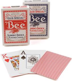 img 4 attached to 🃏 Enhance Your Card Game with Bee Jumbo Index Playing Cards (Colors May Vary)