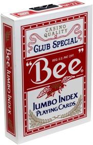 img 3 attached to 🃏 Enhance Your Card Game with Bee Jumbo Index Playing Cards (Colors May Vary)