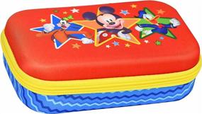 img 2 attached to 🐭 Mickey Mouse Molded EVA Pencil Case: Fun and Functional Stationery Organizer