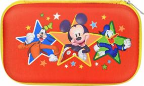 img 1 attached to 🐭 Mickey Mouse Molded EVA Pencil Case: Fun and Functional Stationery Organizer