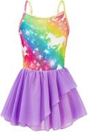 ballet camisole tutu dance dress for girls: ideal for dance, gymnastics, and ballet logo