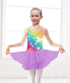 img 2 attached to Ballet Camisole Tutu Dance Dress for Girls: Ideal for Dance, Gymnastics, and Ballet