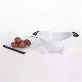 img 1 attached to OXO 38281 Good Grips Colander