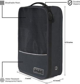 img 1 attached to 🧳 Streamlined Travel Companion: Dot Shoe Bag for Easy Packing and Hassle-free Traveling