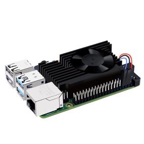 img 4 attached to 🔥 Raspberry Pi 4 Aluminum Heatsink with PWM Controllable Fan by GeeekPi - Raspberry Pi 4 Armor Lite Heatsink with PWM Speed Control Fan for Raspberry Pi 4 Model B