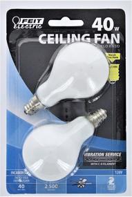img 3 attached to 💡 2 Count of Feit Electric BP40A15C/W/CF 40W White Ceiling Fan Light Bulbs