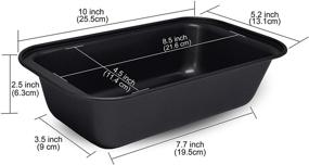 img 1 attached to Nonstick Carbon Steel Loaf Pan