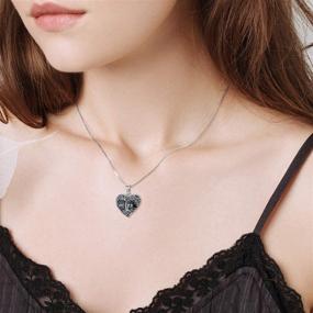 img 3 attached to 💎 Sterling Pendant Memorial Girls' Necklace Pictures: Exquisite Jewelry for Cherished Memories