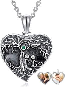 img 4 attached to 💎 Sterling Pendant Memorial Girls' Necklace Pictures: Exquisite Jewelry for Cherished Memories