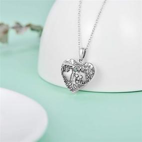 img 2 attached to 💎 Sterling Pendant Memorial Girls' Necklace Pictures: Exquisite Jewelry for Cherished Memories