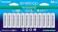 🔋 panasonic eneloop aa 2100 cycle ni-mh pre-charged rechargeable batteries - 12 pack, bk-3mcca12fa logo