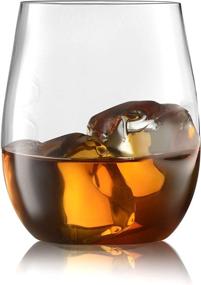 img 2 attached to 🍷 32 Pack BPA-Free Stemless Plastic Wine Glasses with Finger Indentations, 12 Oz Disposable Cups - Smooth Rim, Shatterproof and Recyclable Drinkware for All Beverages - Perfect for Cocktail Parties and Wedding Receptions