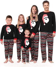 img 4 attached to 🎄 Stay Festive and Cozy with Rnxrbb Matching Christmas Holiday Sleepwear