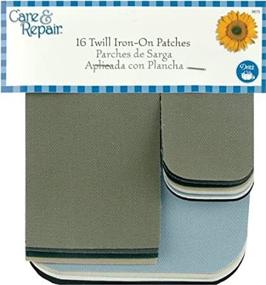 img 2 attached to 🎨 Dritz Twill Iron-On Patches - Set of 16 Assorted Colors