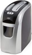 🔪 gbc paper shredder ex12-05 (1757390): efficient, super cross-cut, 12 sheet capacity for personal use, black/silver logo