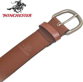 img 2 attached to Winchester Women Brown Leather Belts Women's Accessories