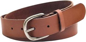 img 4 attached to Winchester Women Brown Leather Belts Women's Accessories