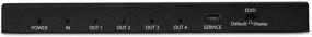 img 3 attached to Высококачественный разветвитель HDMI StarTech.com - 4 порта, 4K 60 Гц - Надежный разветвитель HDMI 1 в 4 - Разветвитель порта HDMI 4 в 1 - ST124HD202, черный