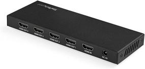 img 1 attached to High-Quality StarTech.com HDMI Splitter - 4-Port, 4K 60Hz - Reliable HDMI Splitter 1 In 4 Out - 4 Way HDMI Port Splitter - ST124HD202, Black