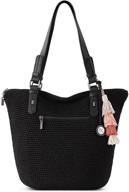 👜 the sak silverwood crochet shopper bag logo