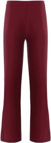 img 3 attached to TiaoBug Classic Stretchy Dancewear Trousers Sports & Fitness