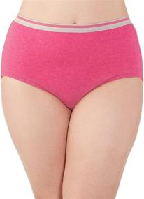 img 3 attached to 🩲 Fruit of the Loom Women's Tag Free Cotton Hi Cut Panties: Comfortable & Convenient (Regular & Plus Sizes)