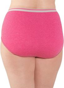 img 2 attached to 🩲 Fruit of the Loom Women's Tag Free Cotton Hi Cut Panties: Comfortable & Convenient (Regular & Plus Sizes)