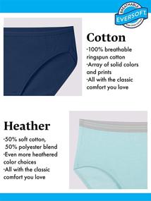 img 1 attached to 🩲 Fruit of the Loom Women's Tag Free Cotton Hi Cut Panties: Comfortable & Convenient (Regular & Plus Sizes)