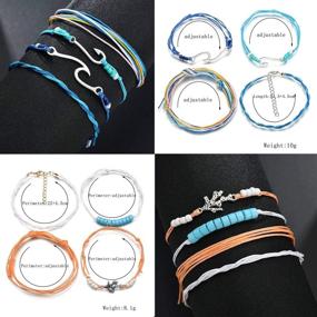 img 1 attached to 🏖️ Wax String Friendship Bracelets: RIOSO 22 Pcs Wave Strand Set for Summer Beach Surfers