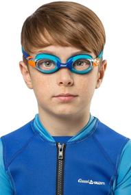 img 3 attached to 🐬 Cressi Colorful Kids Swim Goggles for Boys and Girls Age 4-8 - Dolphin 2.0, Starfish, and Seahorse: Italian Design