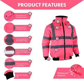 img 2 attached to 🚧 High-Visibility Reflective Workwear: Waterproof & Lightweight Safety Gear