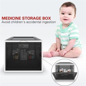 img 3 attached to Lockable Medicine Medication Childproof Refrigerator
