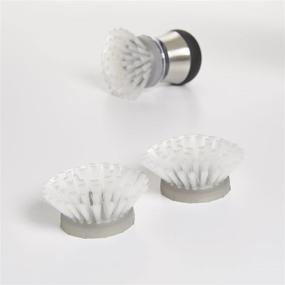 img 3 attached to 2-Pack OXO SteeL Palm Brush Refills with Soap Dispensing Function