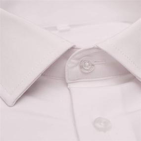 img 3 attached to 👔 Wrinkle-Resistant Performance Stretch Shirts for Men - Washable Clothing