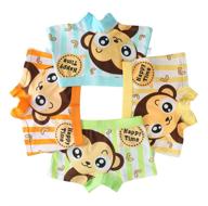 little monkey striped underwear toddlers logo