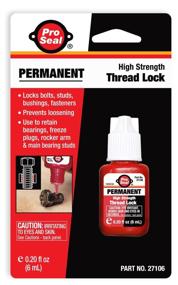 img 1 attached to 🔒 Pro-Seal Permanent Threadlocker, 6mL Bottle, Red (27106): Superior Fastening Solution for Secure and Lasting Connections
