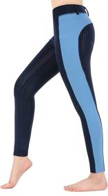 img 3 attached to 👖 Beroy Horse Riding Pants: Women's Equestrian Breeches with Full Seat Silicone Pockets - Ideal for Training and Horseback Riding Tights for Ladies