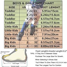 img 3 attached to 👟 Vollymo Kids Breathable Mesh Athletic Sneakers for Boys and Girls - Washable Sports Tennis Shoes for Toddlers, Little Kids, and Big Kids