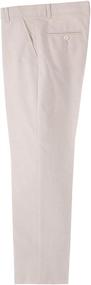 img 2 attached to 👖 IZOD Boys' Flat Front Oxford Dress Pant