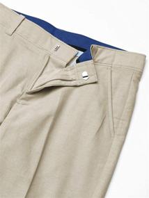 img 1 attached to 👖 IZOD Boys' Flat Front Oxford Dress Pant