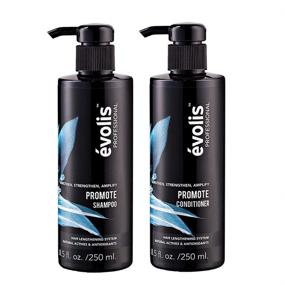 img 4 attached to évolis PROMOTE Shampoo & Conditioner: Boost Hair Growth | Sulfate Free & Color Safe | Repair Dry & Damaged Hair | Hair Growth Stimulating & Strengthening (8.5 fl oz Each)